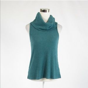 Anthropologie blue turtleneck sweater XS